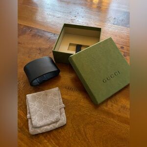 Gucci Watch Box with Pouch and Watch Holder